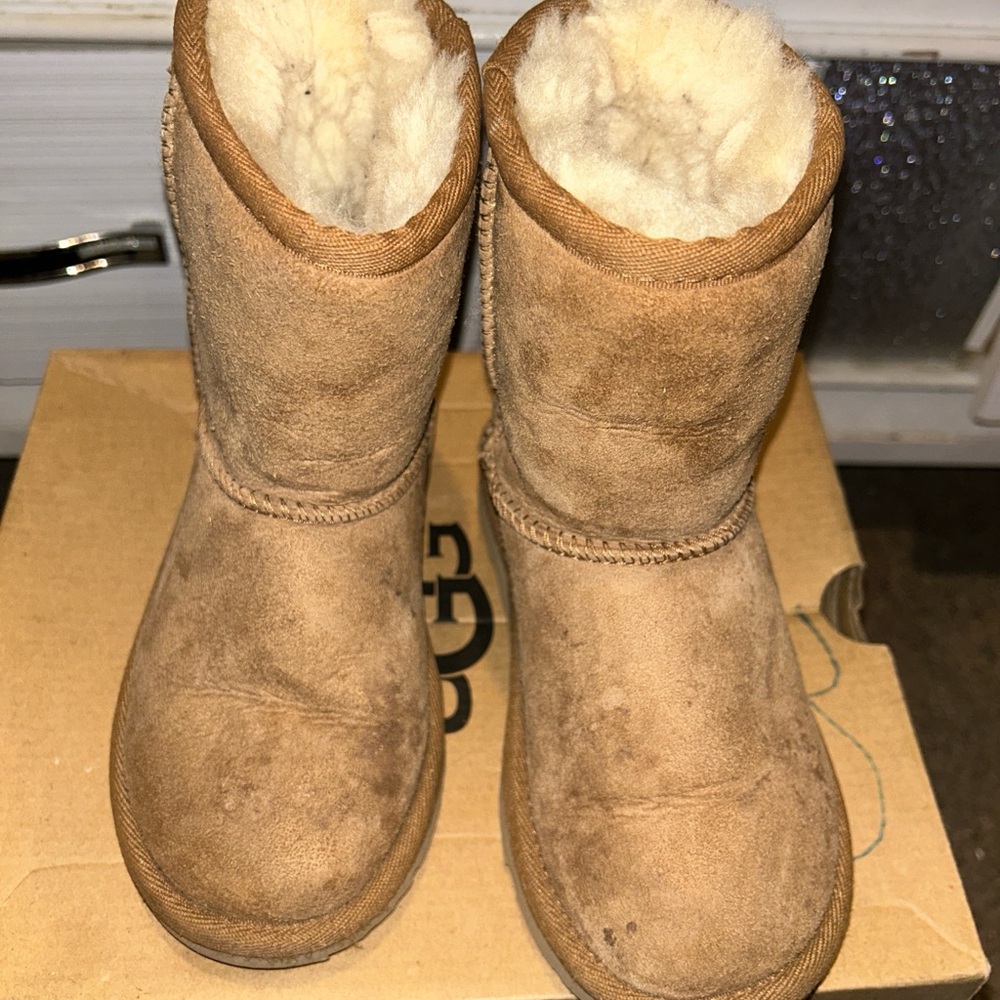 UGG Kids Brown Shearling Boots